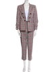 Veronica Beard Plaid Print Pantsuit