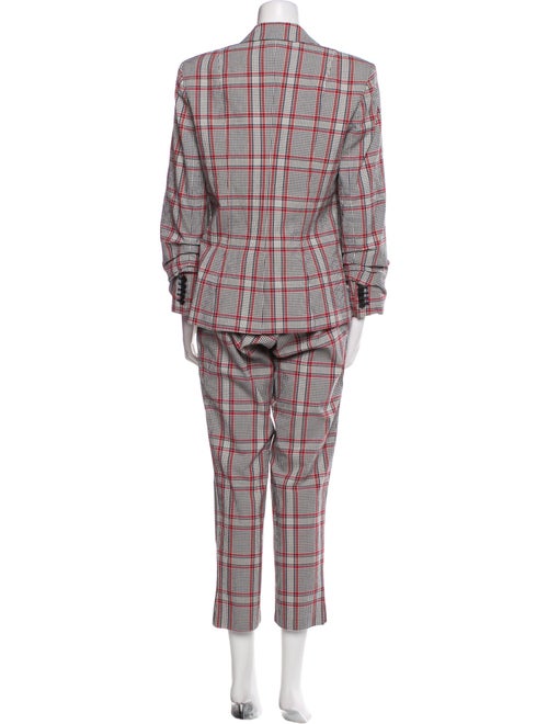 Veronica Beard Plaid Print Pantsuit