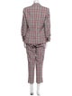 Veronica Beard Plaid Print Pantsuit