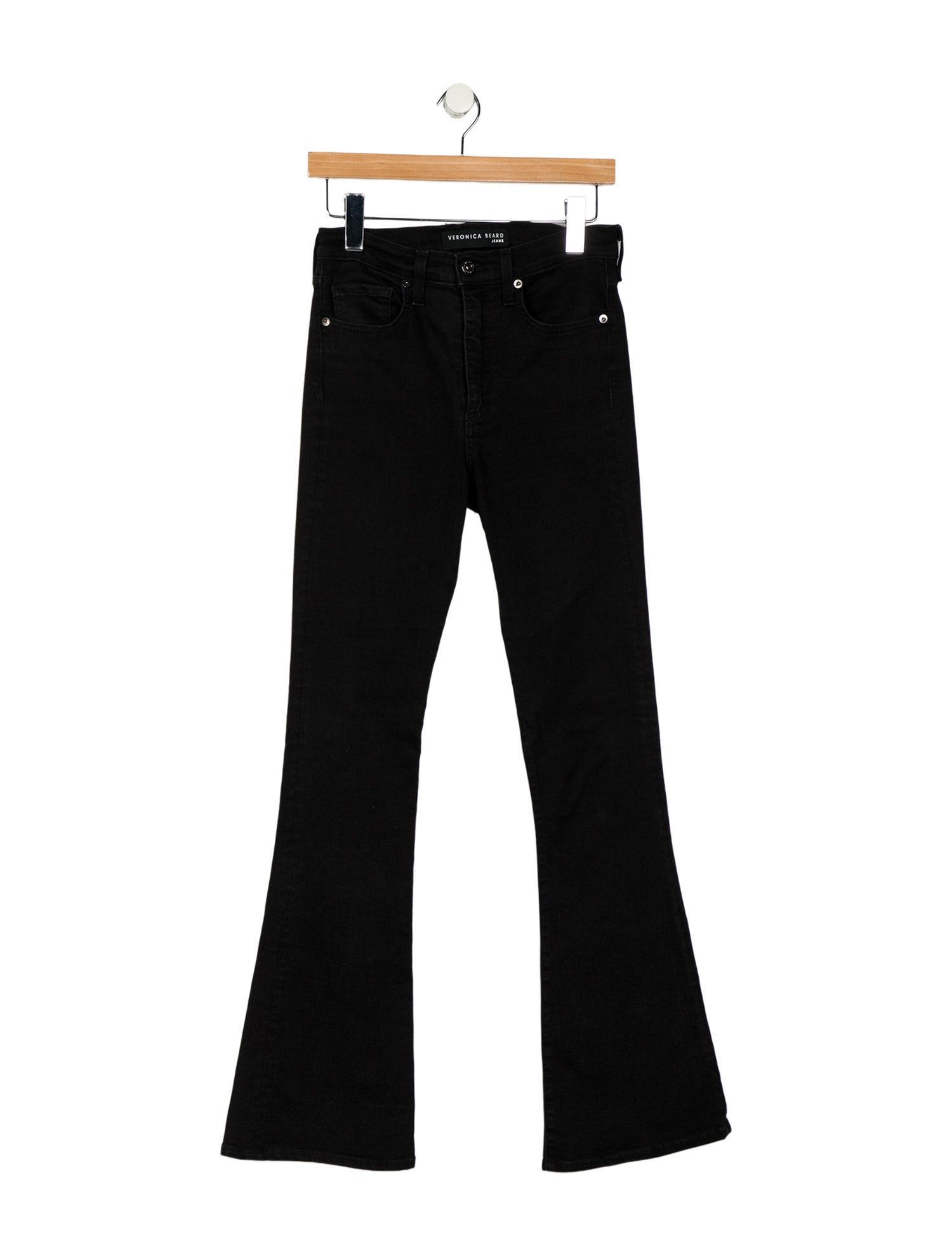Veronica Beard High-Rise Wide Leg Jeans