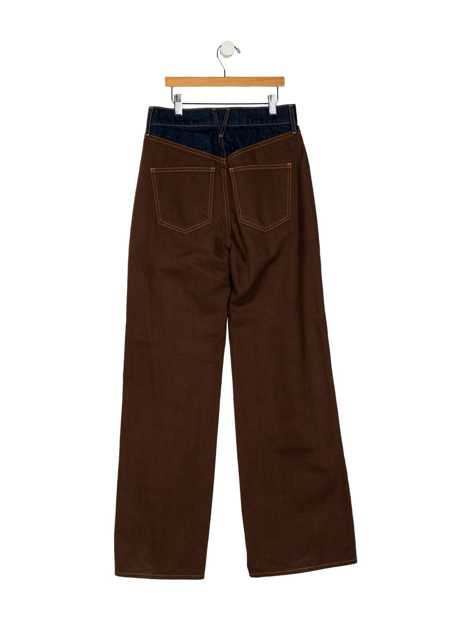 Veronica Beard High-Rise Wide Leg Jeans
