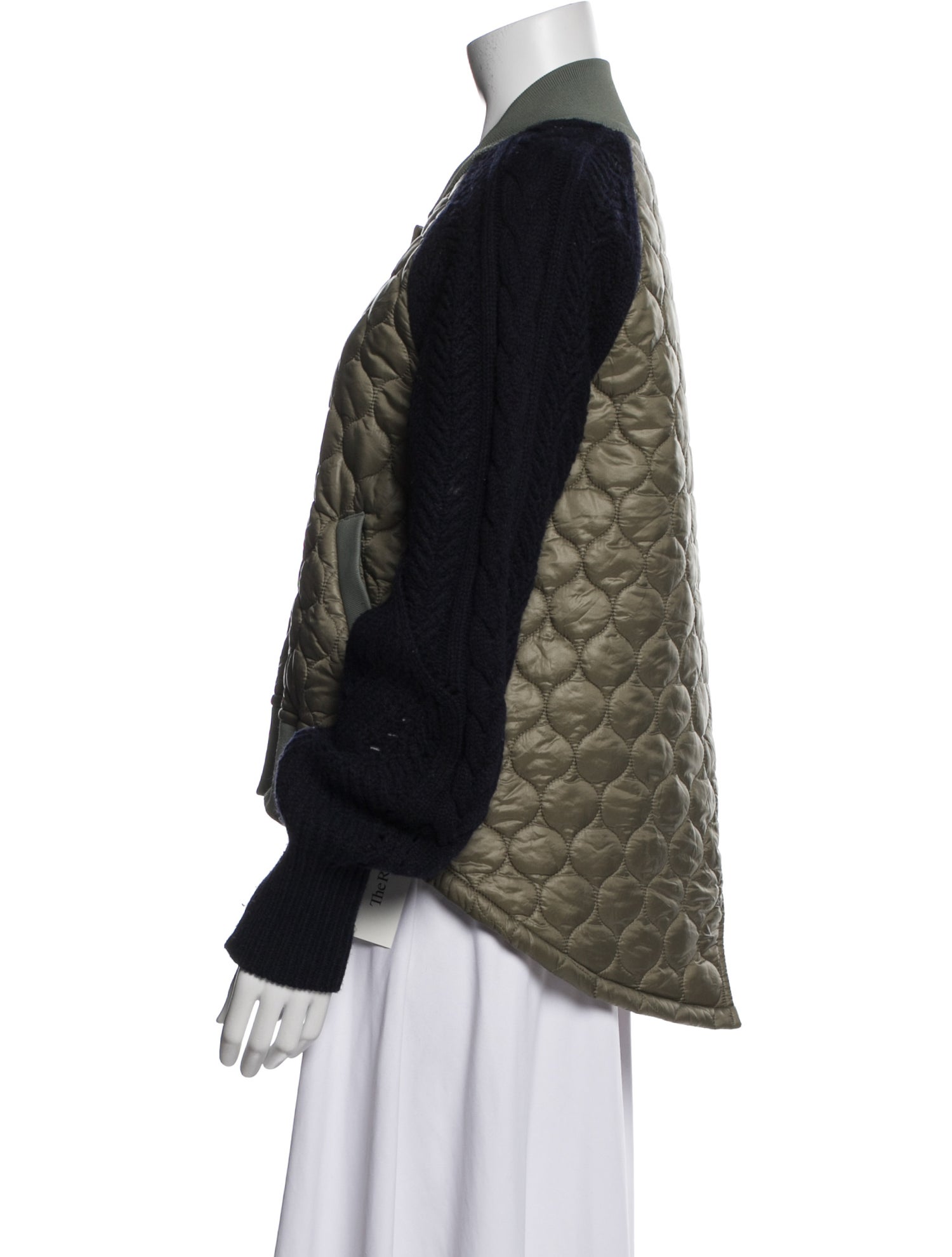 Veronica Beard Wool Printed Bomber Jacket