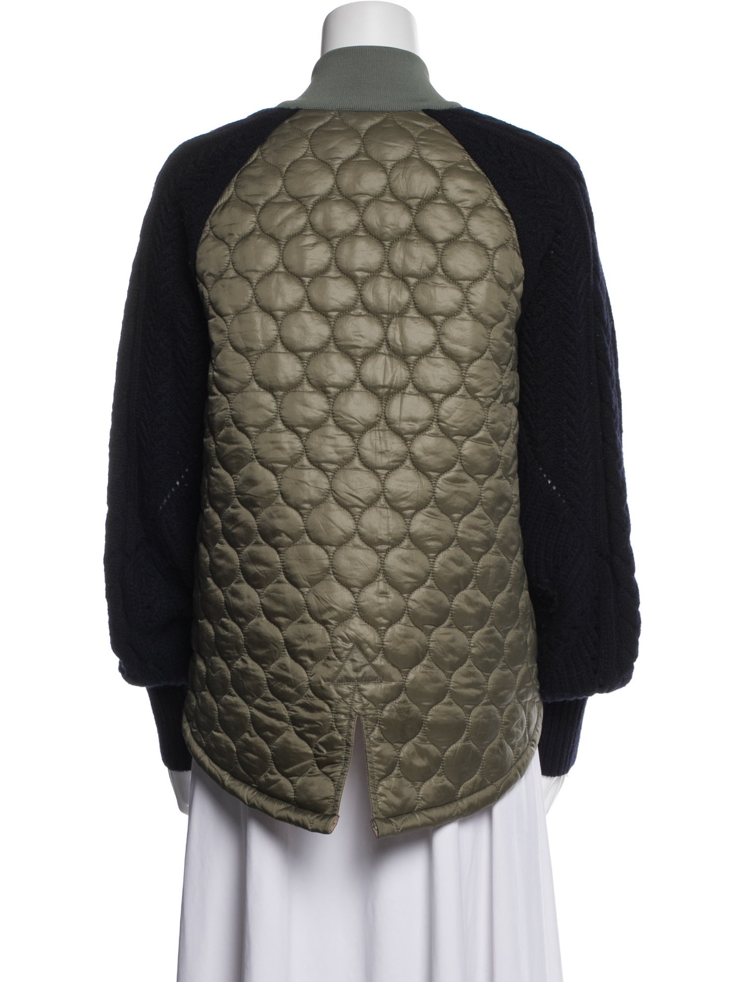 Veronica Beard Wool Printed Bomber Jacket