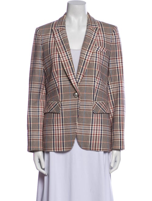 Veronica Beard Plaid Print Blazer