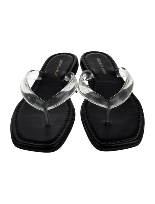 Veronica Beard Clea Leather Flip Flops