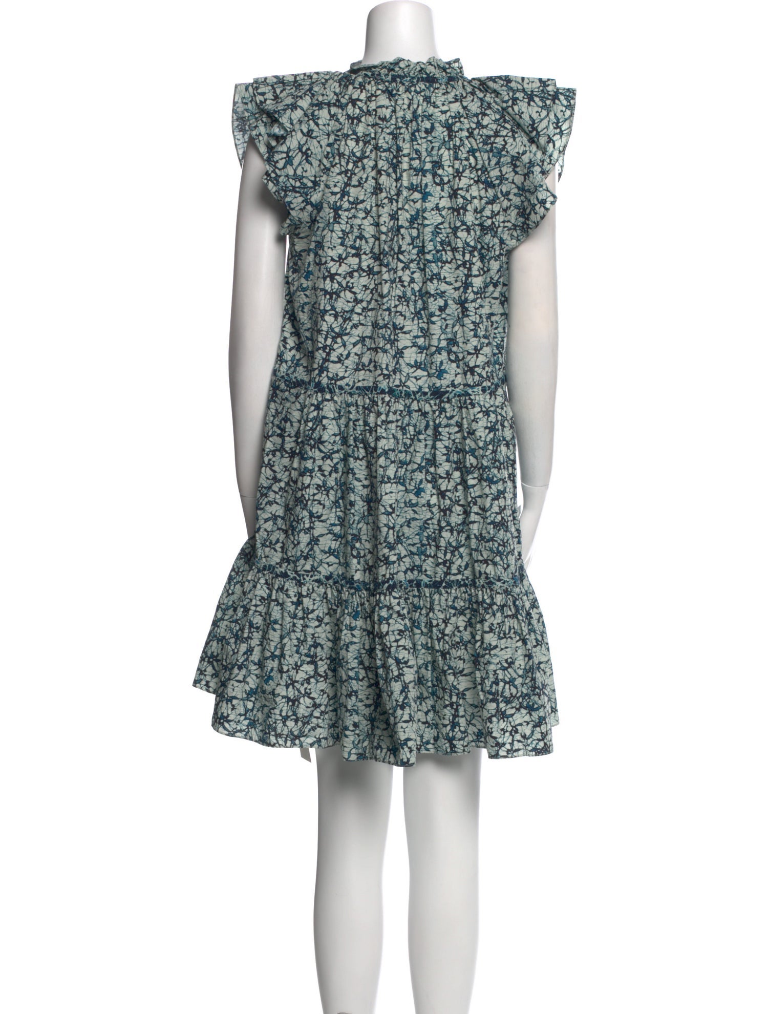 Veronica Beard Floral Print Mini Dress