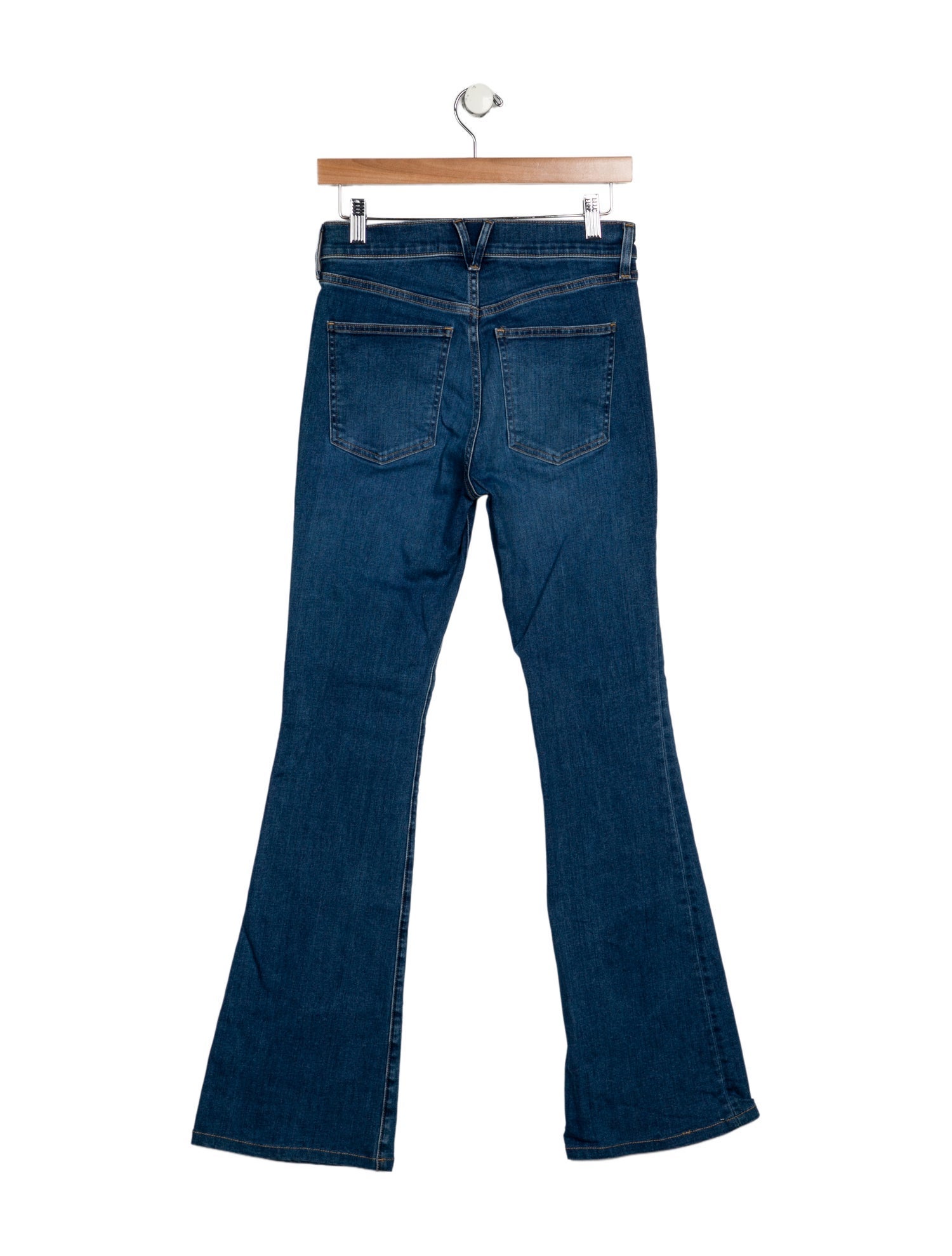 Veronica Beard Mid-Rise Wide Leg Jeans