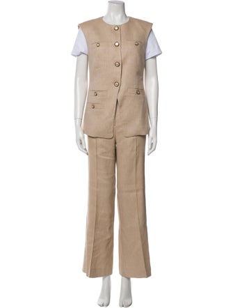 Veronica Beard Linen Pant Set