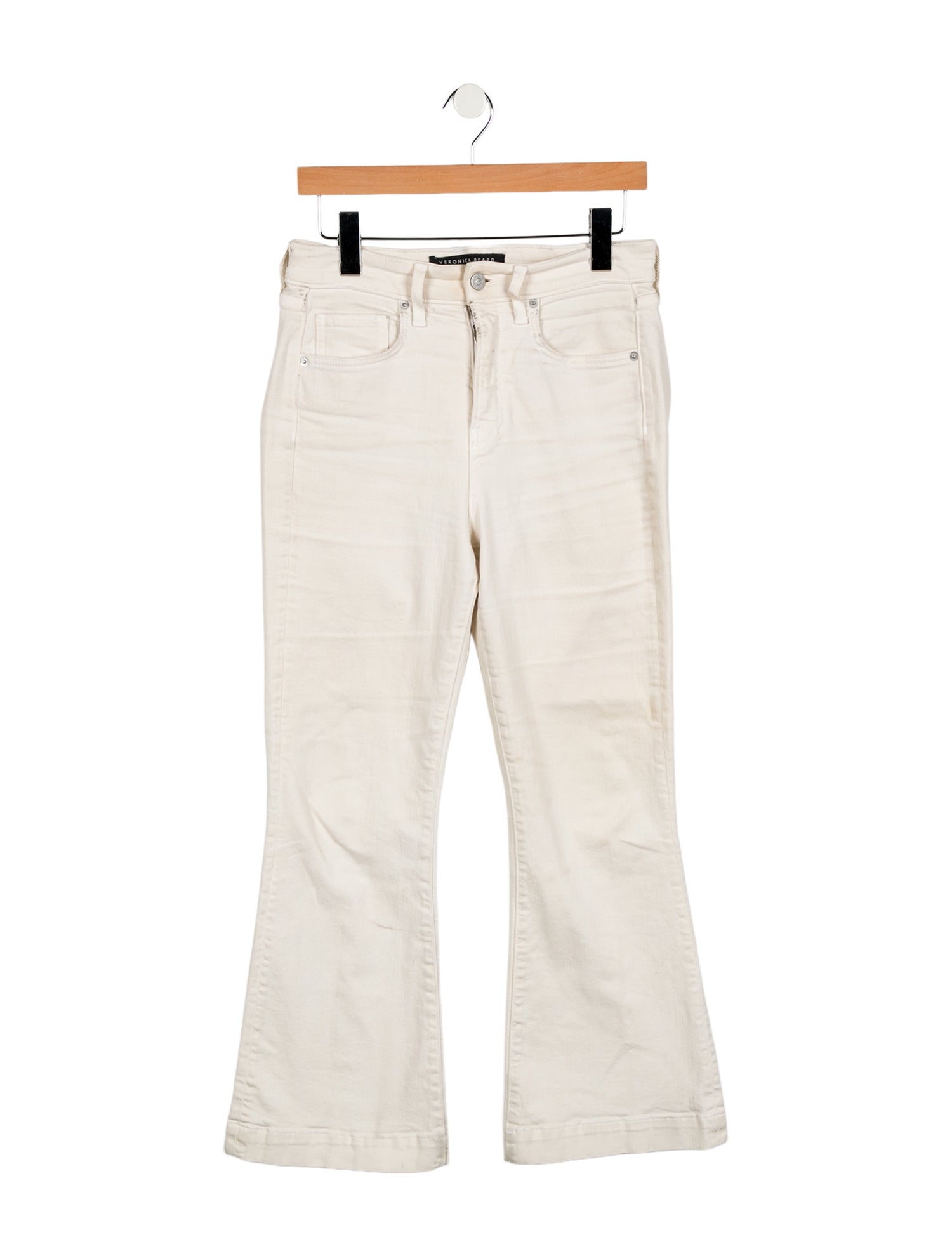 Veronica Beard High-Rise Wide Leg Jeans