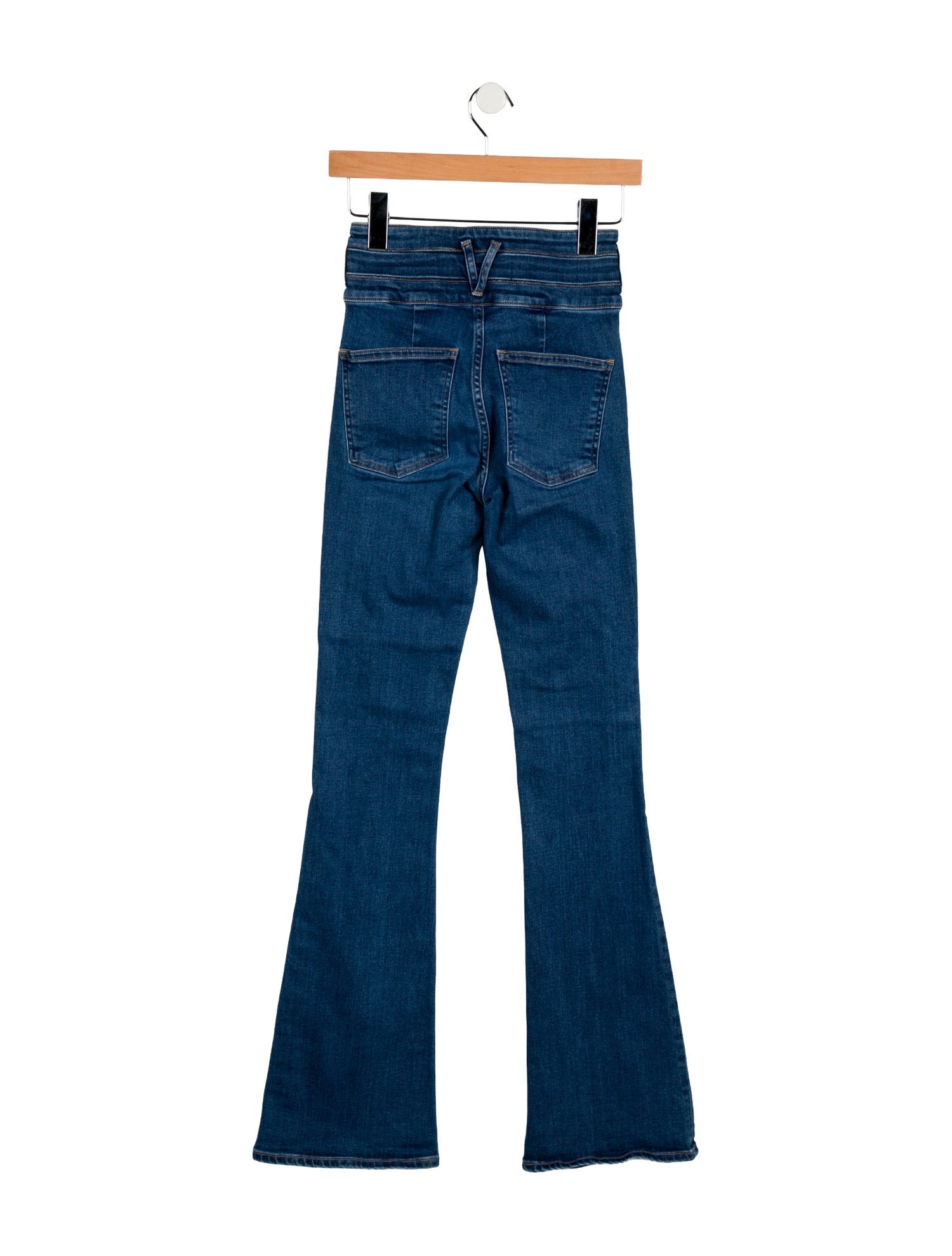 Veronica Beard High-Rise Wide Leg Jeans