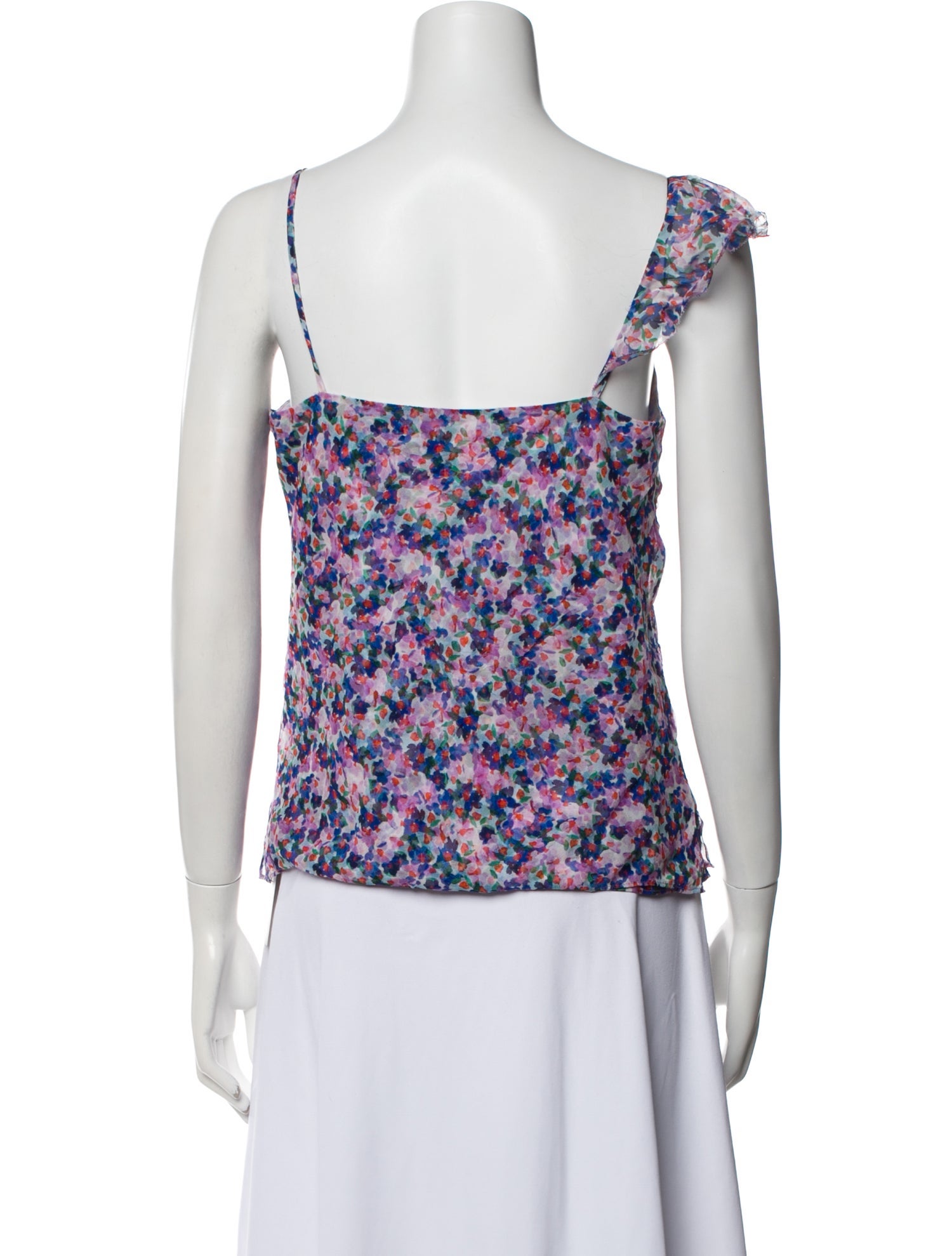 Veronica Beard Silk Floral Print Blouse