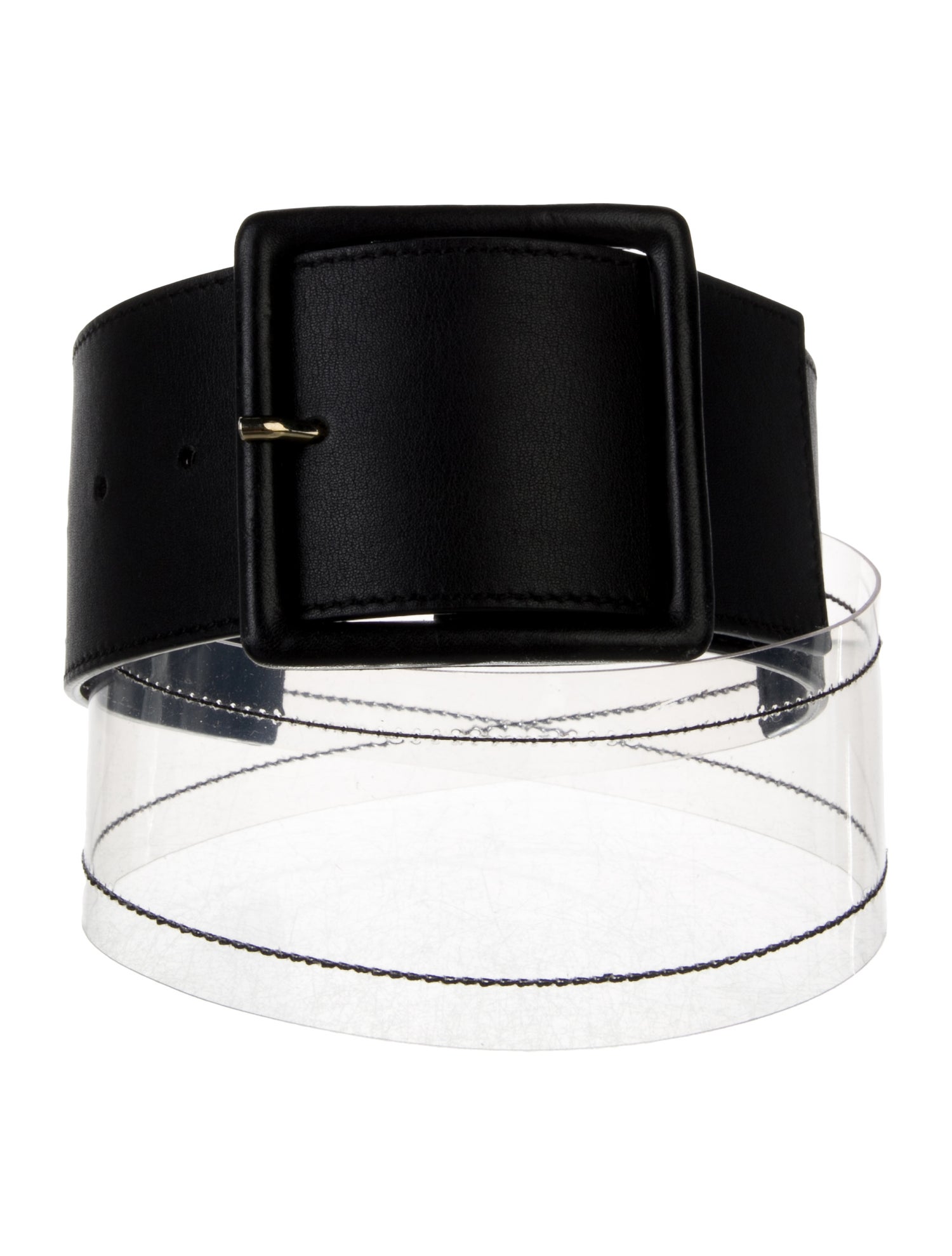 Veronica Beard Wide PVC Waist Belt