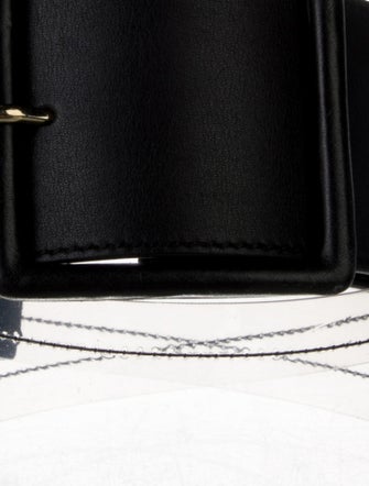 Veronica Beard Wide PVC Waist Belt