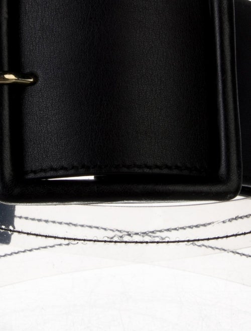 Veronica Beard Wide PVC Waist Belt