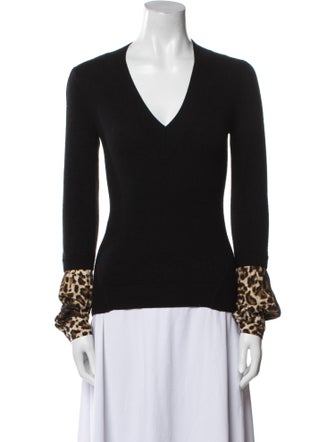 Veronica Beard Cashmere V-Neck Sweater