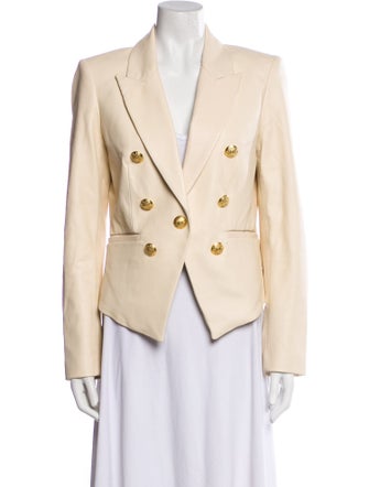 Veronica Beard Leather Blazer