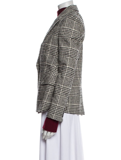 Veronica Beard Plaid Print Blazer