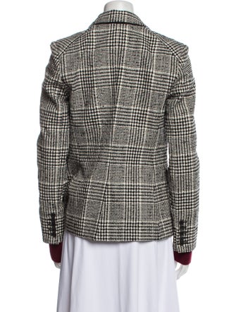 Veronica Beard Plaid Print Blazer