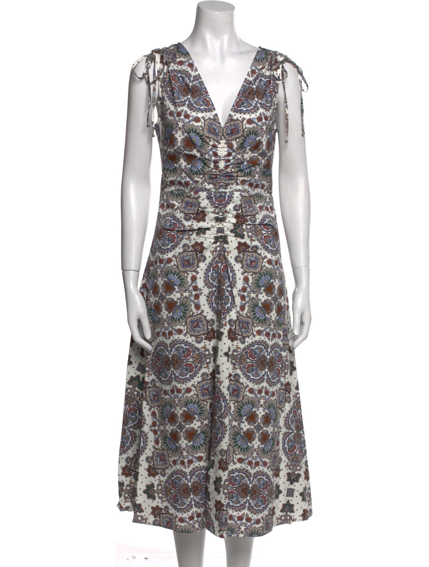 Veronica Beard Printed Long Dress w/ Tags