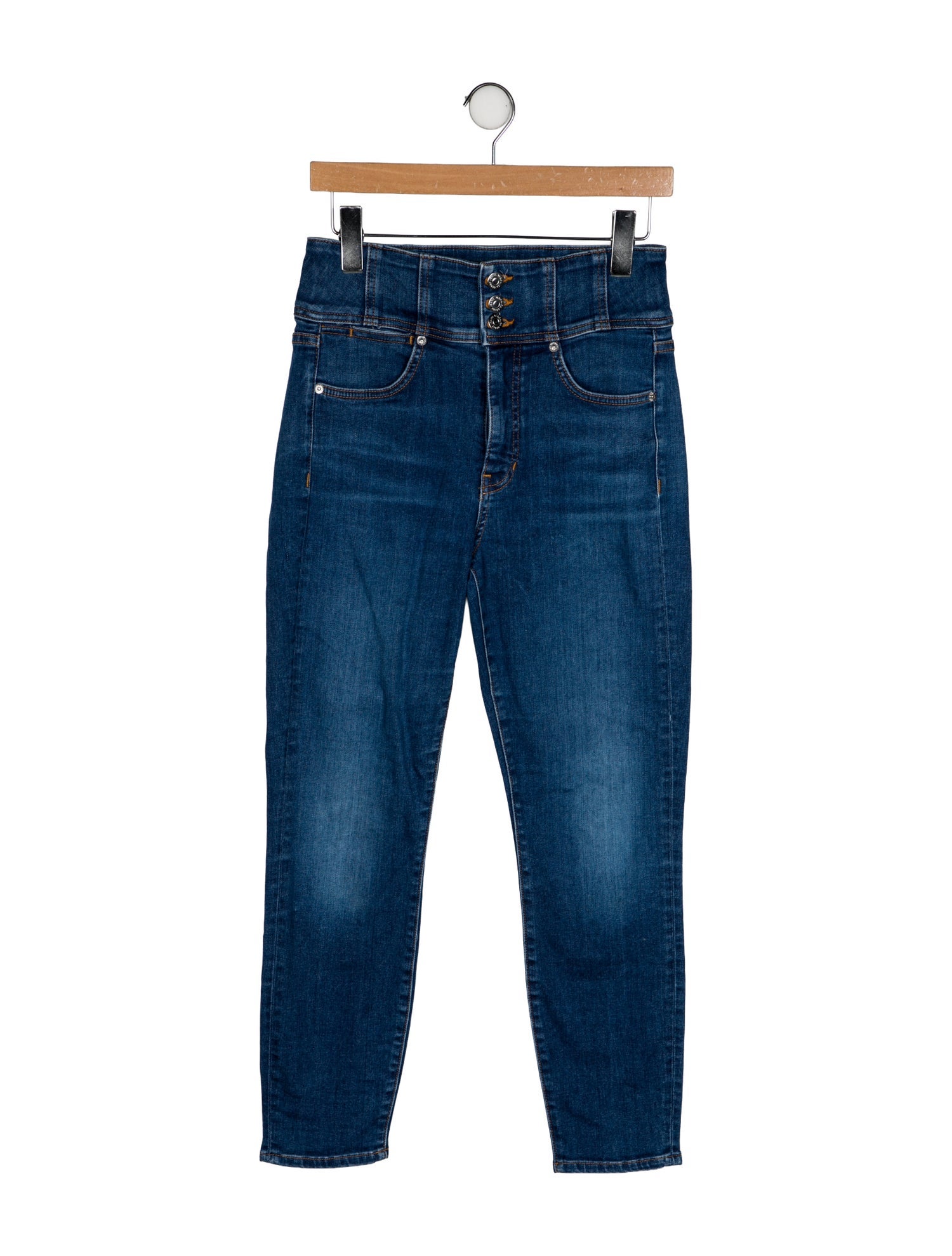 Veronica Beard Mid-Rise Skinny Leg Jeans