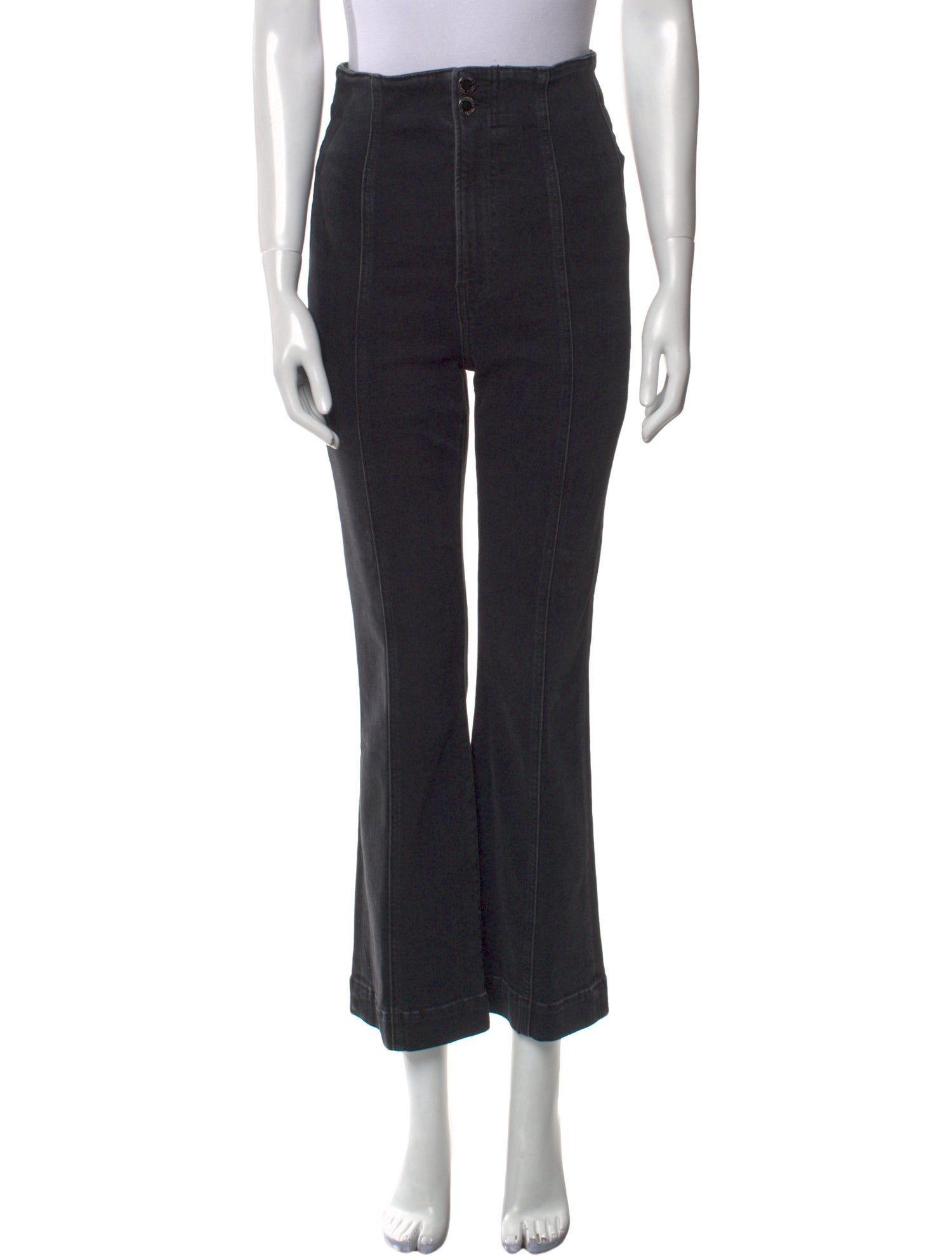 Veronica Beard High-Rise Wide Leg Jeans