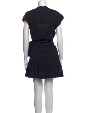 Veronica Beard V-Neck Mini Dress