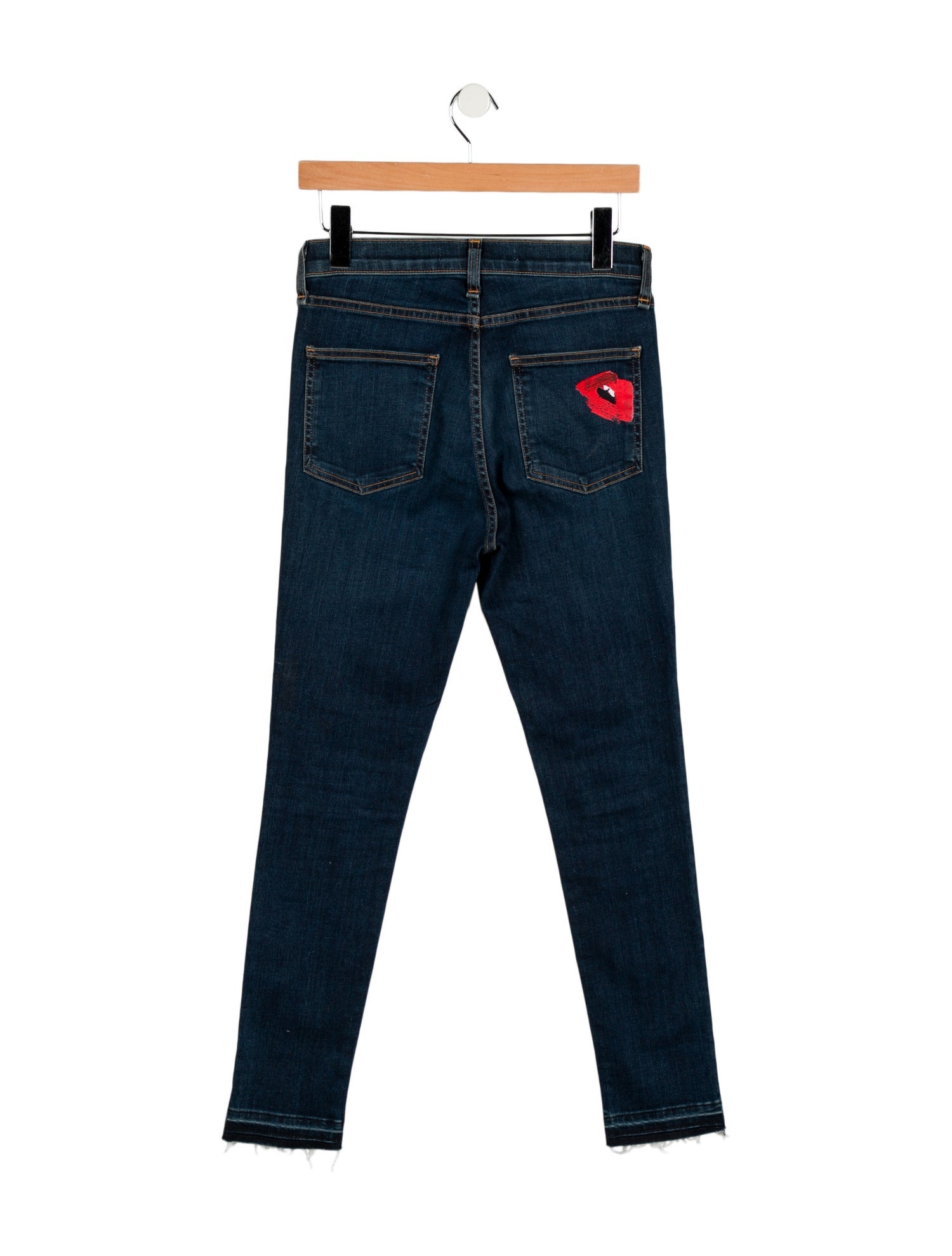 Veronica Beard Mid-Rise Skinny Leg Jeans