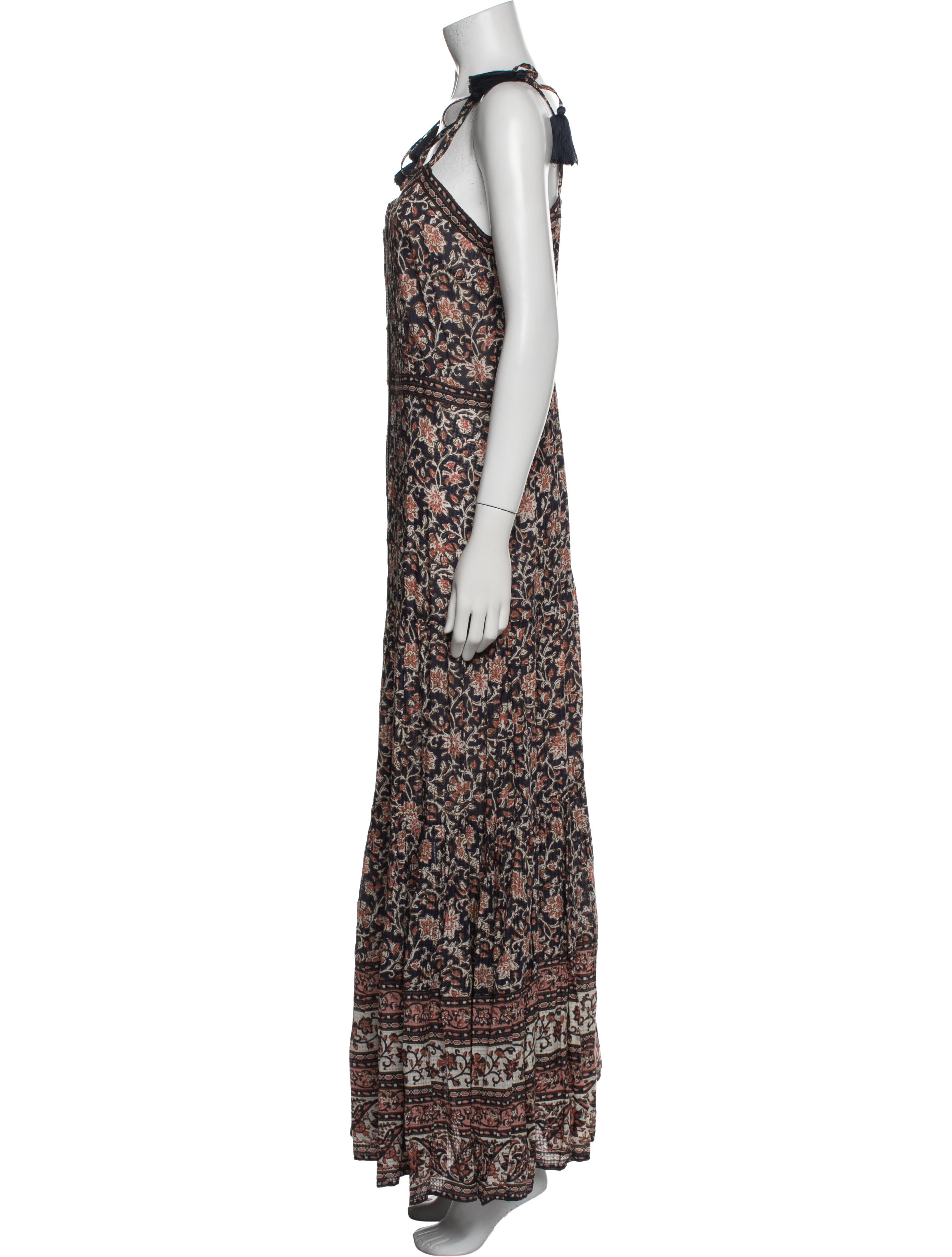 Veronica Beard Floral Print Long Dress w/ Tags