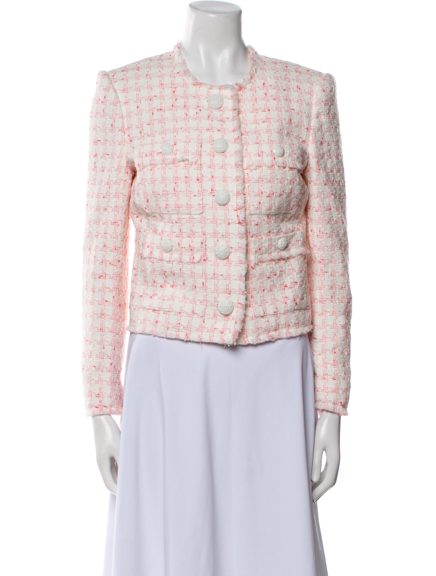 Veronica Beard Tweed Pattern Blazer