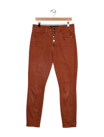 Veronica Beard High-Rise Skinny Leg Jeans