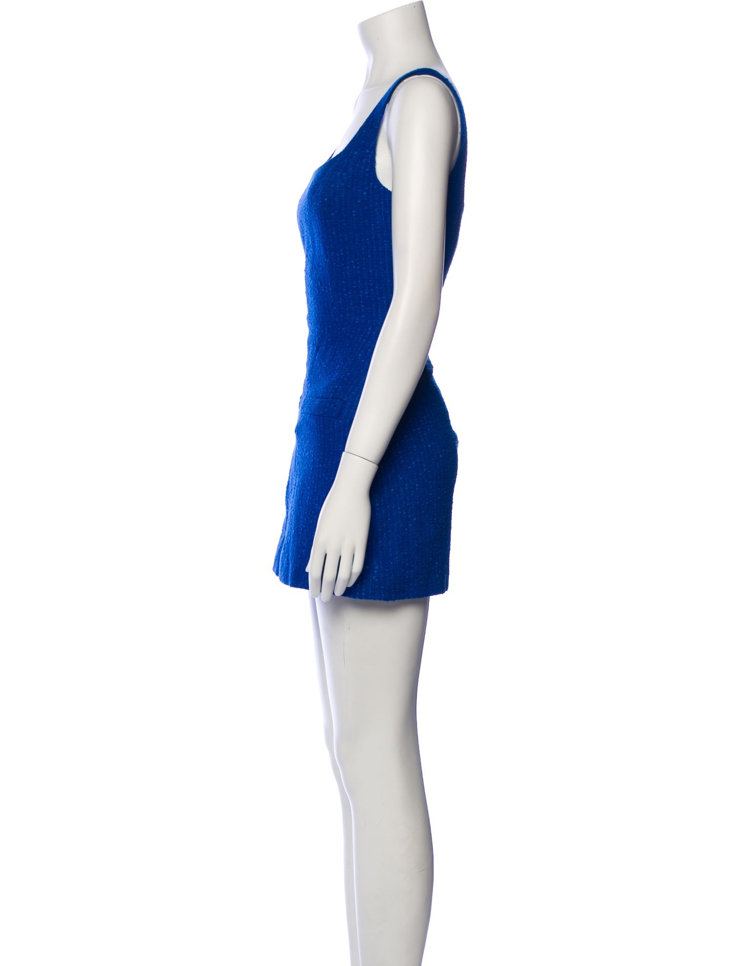 Veronica Beard Square Neckline Mini Dress