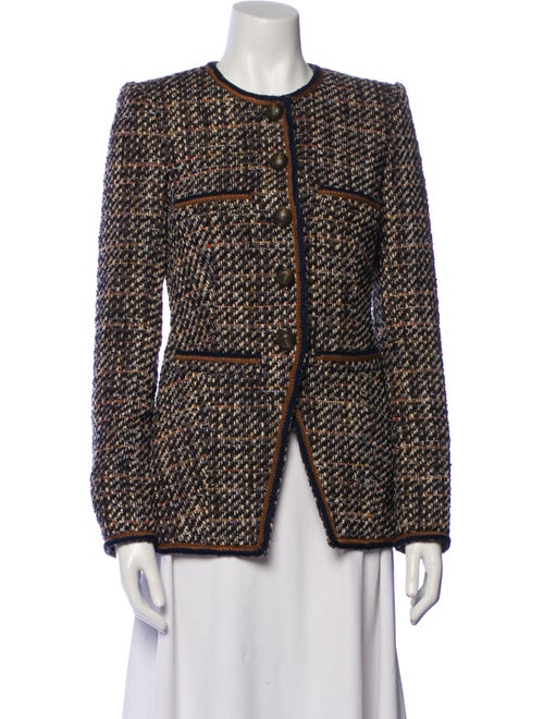 Veronica Beard Tweed Pattern Evening Jacket