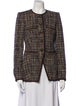 Veronica Beard Tweed Pattern Evening Jacket