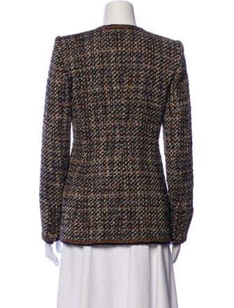 Veronica Beard Tweed Pattern Evening Jacket