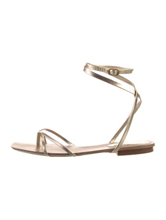 Veronica Beard Leather Gladiator Sandals