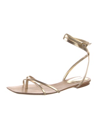 Veronica Beard Leather Gladiator Sandals