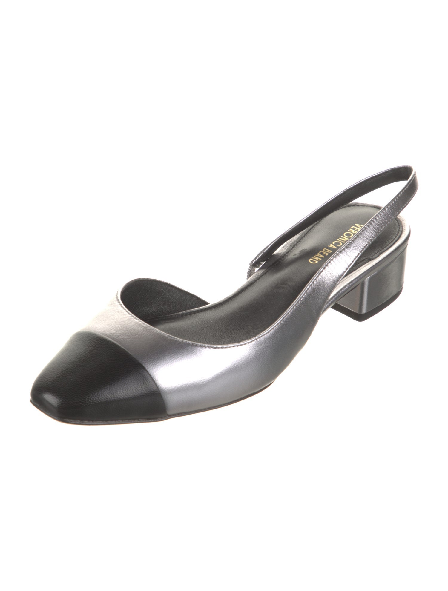 Veronica Beard Leather Slingback Pumps