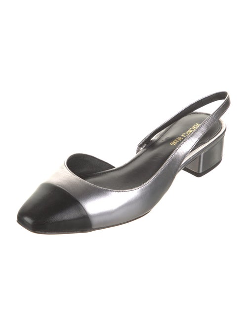 Veronica Beard Leather Slingback Pumps