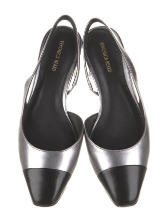Veronica Beard Leather Slingback Pumps