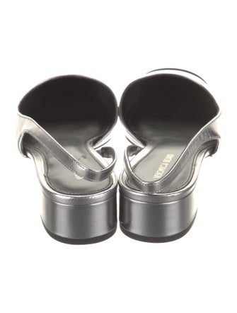 Veronica Beard Leather Slingback Pumps