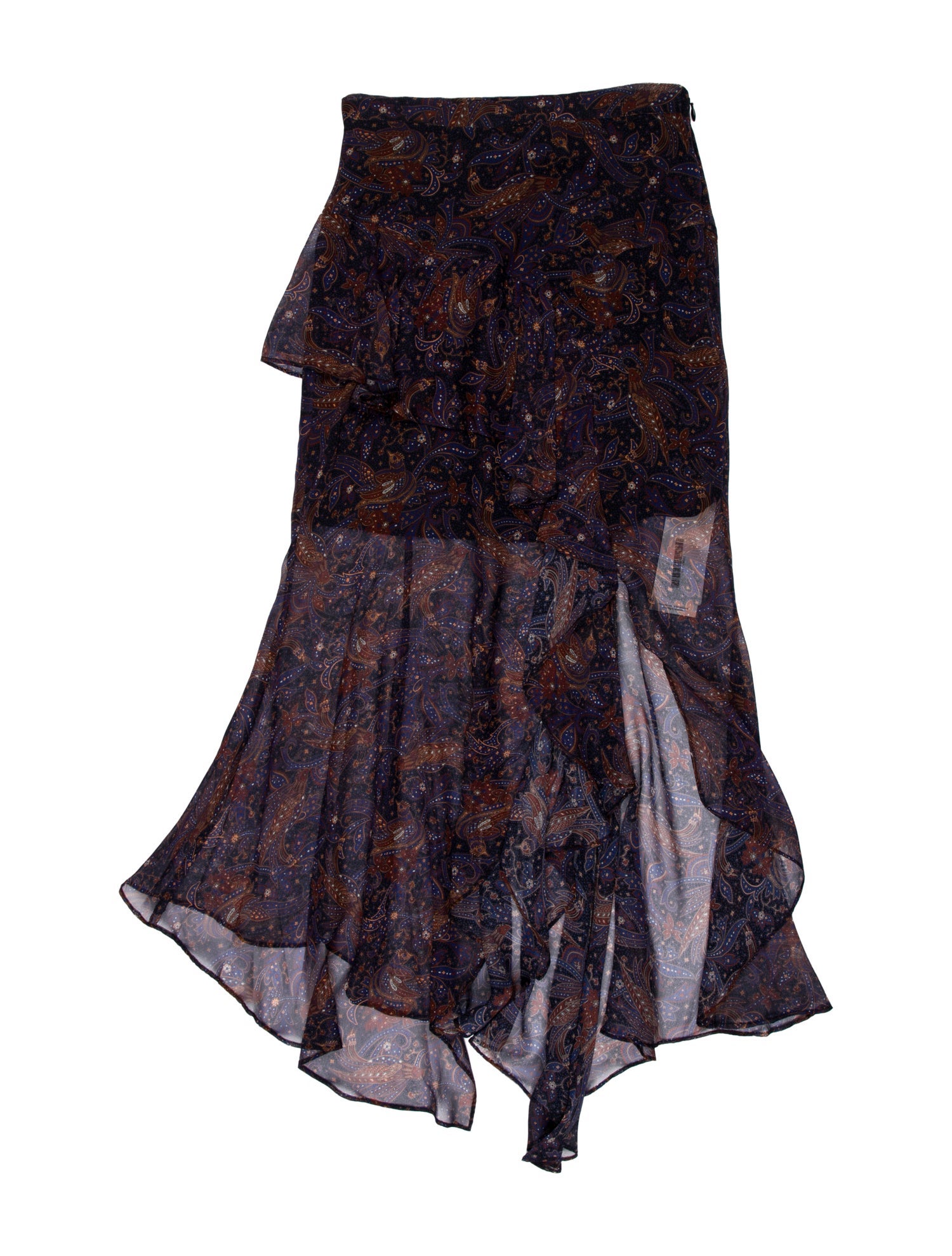 Veronica Beard Silk Midi Length Skirt