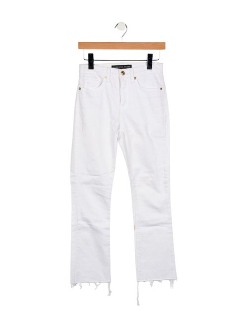 Veronica Beard Mid-Rise Straight Leg Jeans