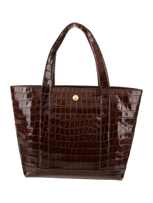 Veronica Beard Embossed Leather Tote