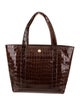 Veronica Beard Embossed Leather Tote