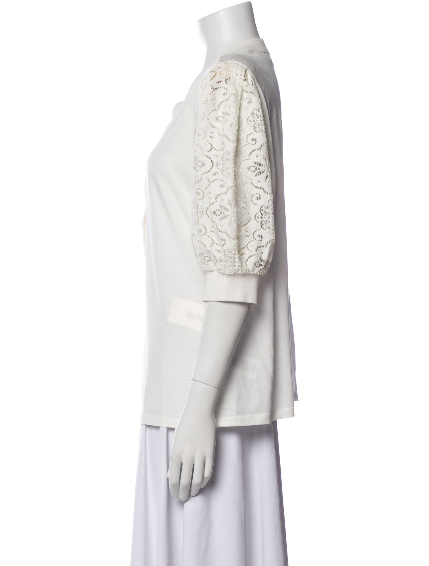 Veronica Beard V-Neck Three-Quarter Sleeve Tunic