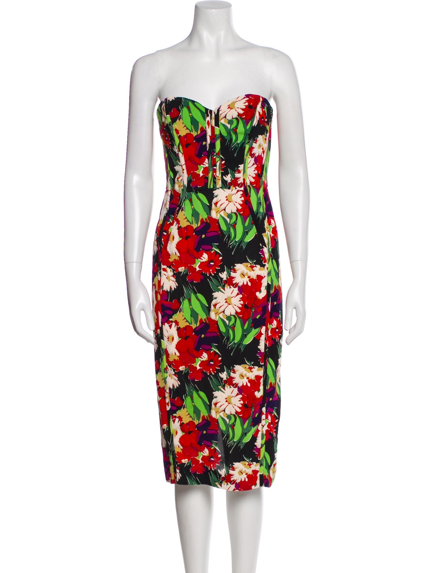 Veronica Beard Floral Print Knee-Length Dress w/ Tags