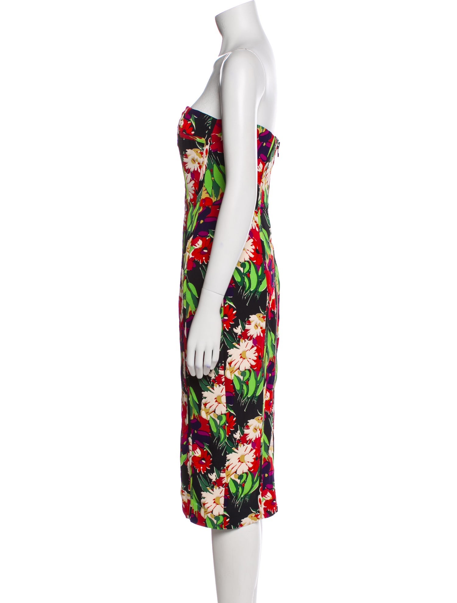 Veronica Beard Floral Print Knee-Length Dress w/ Tags