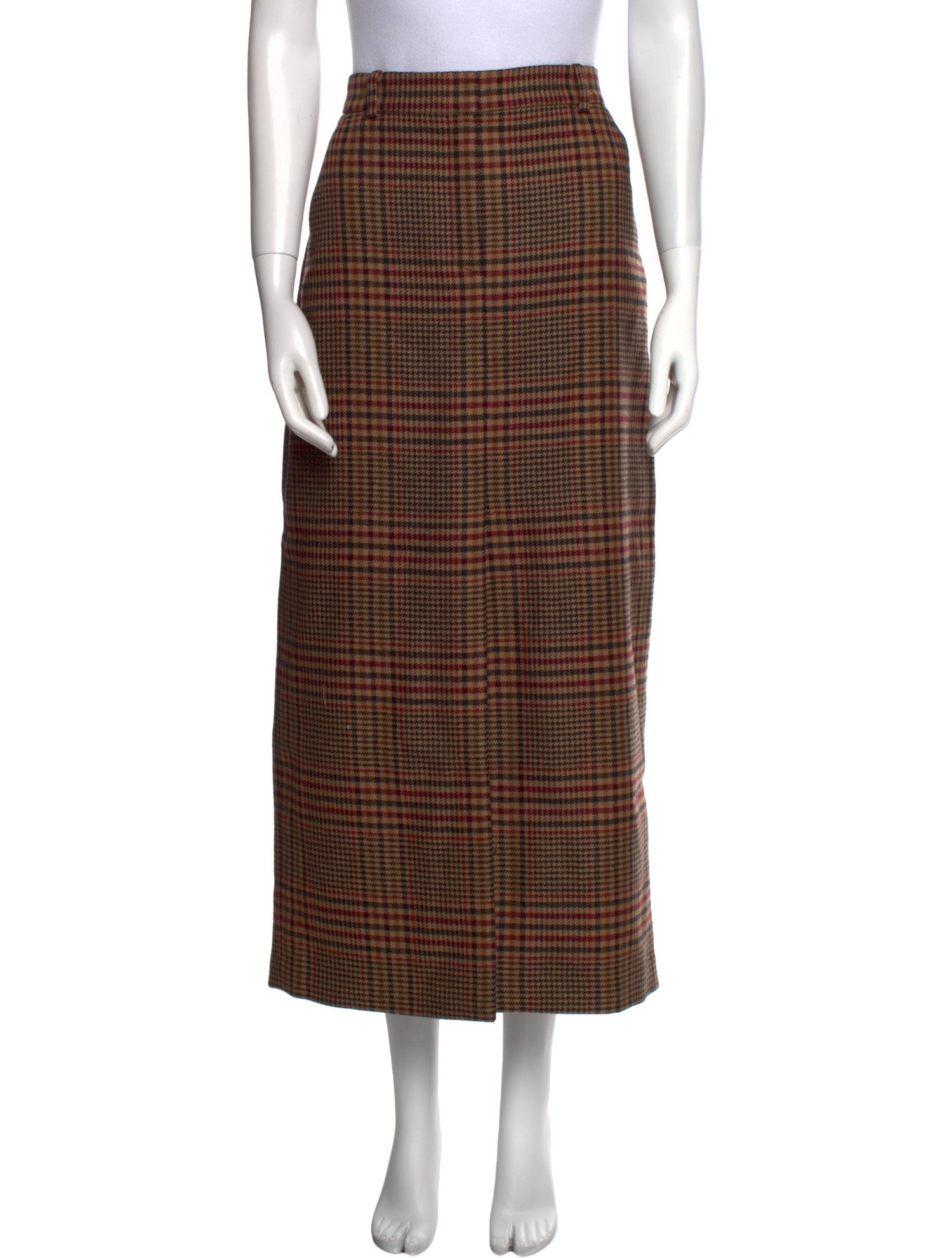 Veronica Beard Virgin Wool Midi Length Skirt