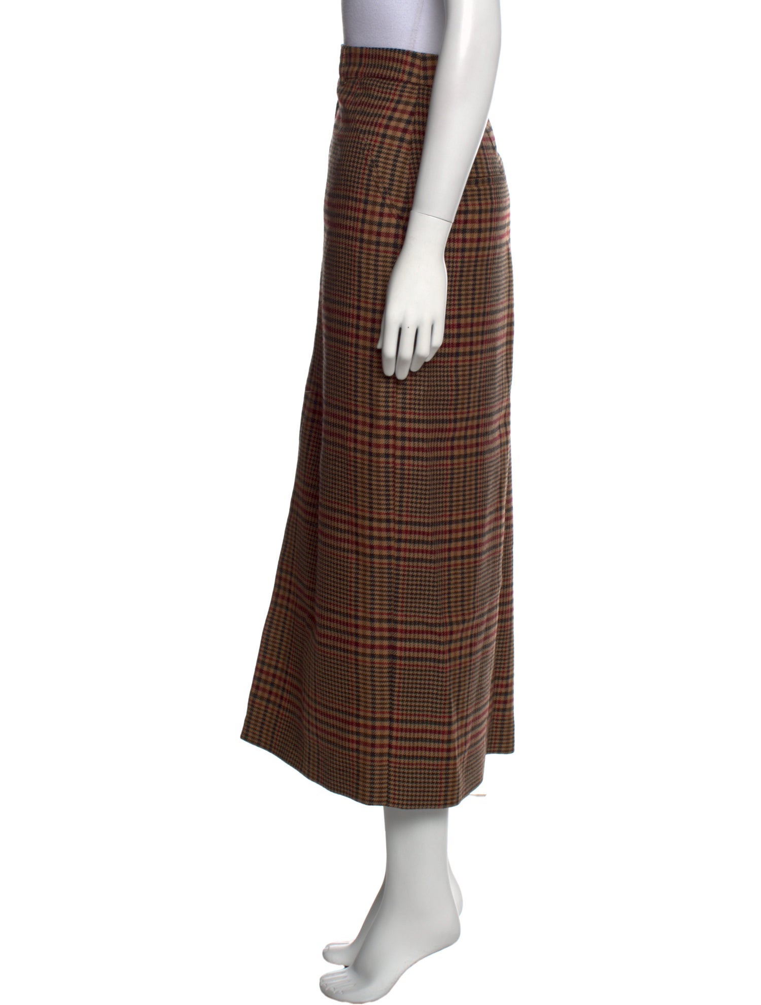 Veronica Beard Virgin Wool Midi Length Skirt