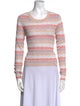 Veronica Beard Striped Scoop Neck Sweater
